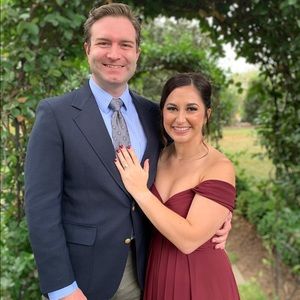 AZAZIE Cabernet bridesmaid dress. Worn once size 4